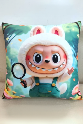 LABUBU DETECTIVE 40х40 cm díszpárnahuzat