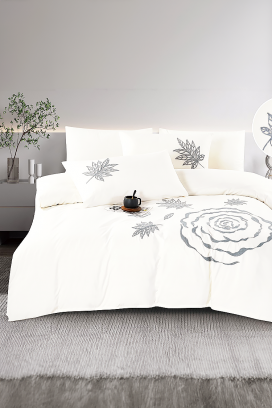 BIOGELNA FEHÉR hálózsák 200x220 cm pamut - 4 darabos