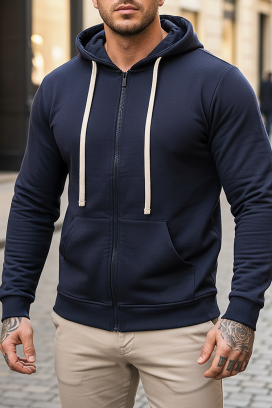 VONTEZO NAVY férfi kardigán