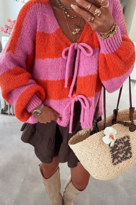 KERENZA PINK kardigán