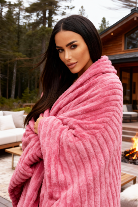 FELISARA FUCHSIA 220x240 cm pléd