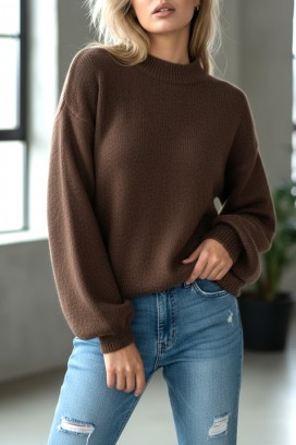 VIZONDRA BROWN pulóver