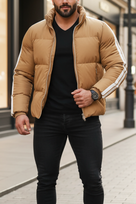 OLFONSO BEIGE férfi dzseki