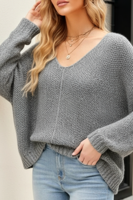 MELVEDA GREY pulóver