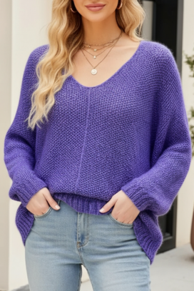 MELVEDA PURPLE pulóver