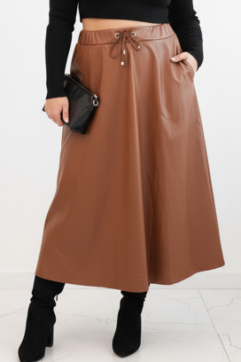 SEVELZA CAMEL szoknya