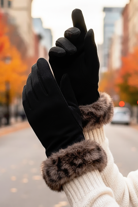 GLOVENZA BLACK kesztyű