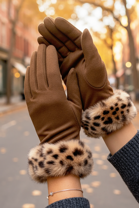 GLOVENZA BROWN kesztyű