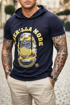 BRELON NAVY férfi poló