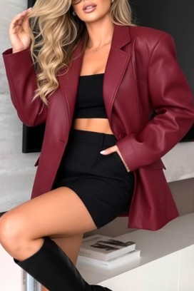 CHENGELZA BORDO blézer