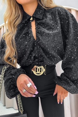 LAPRENZA BLACK női blúz