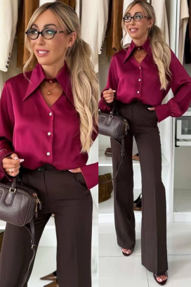 LILONDANA BORDO női blúz