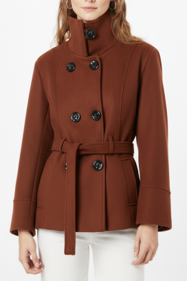 BLENZINA BROWN kabát