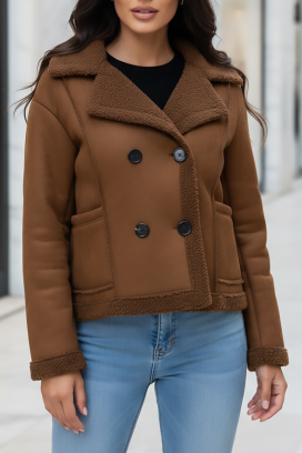 TORMELDA BROWN kabát