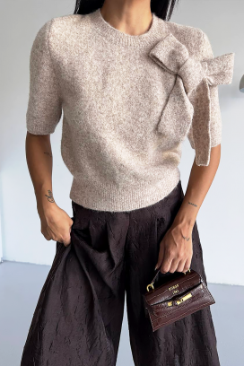 DAFILDA BEIGE pulóver