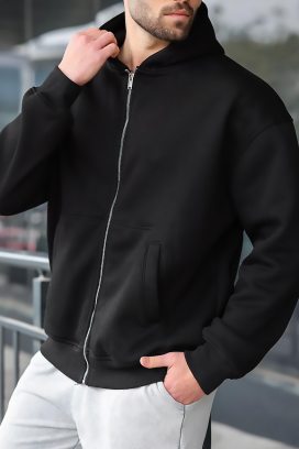 VERGERO BLACK férfi kardigán