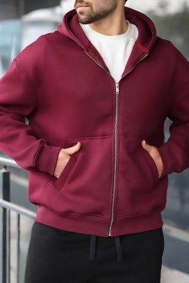 VERGERO BORDO férfi kardigán