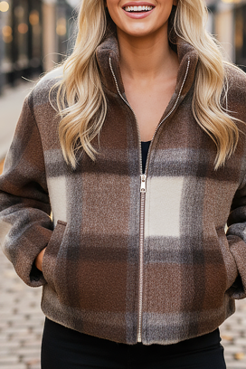 JIONELGA BROWN kabát