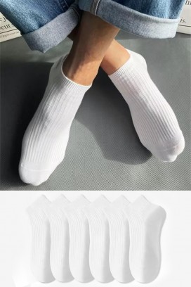 ZIMOLO WHITE 6 darabos férfi zokni szett