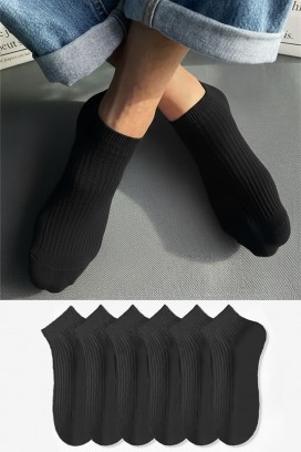 ZIMOLO FEKETE 6 darabos férfi zokni szett