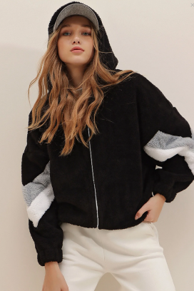 PLUVILZA BLACK kardigán