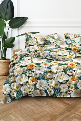 SERMOFY ágyneműgarnitúra 200x220 cm pamut - 3 darabos