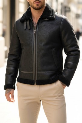 HALMAN BLACK férfi dzseki