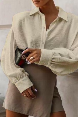 NOVELZA BEIGE női blúz