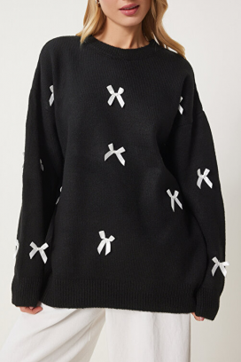 ATRELVA BLACK pulóver