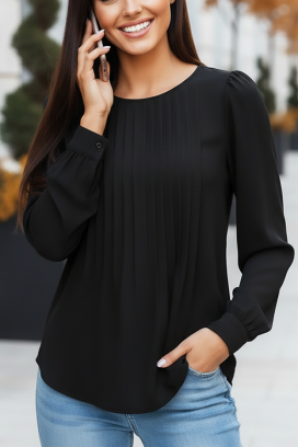 TOVILDA BLACK női blúz