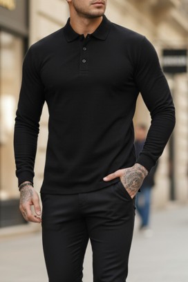 LEROJO BLACK férfi felső