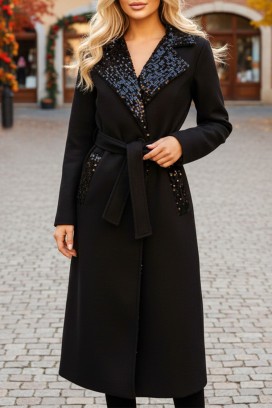 FLEDILZA BLACK kabát