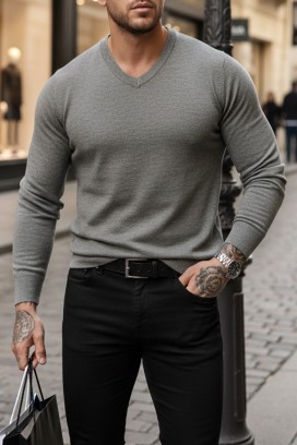 MARKAN GREY férfi pulóver