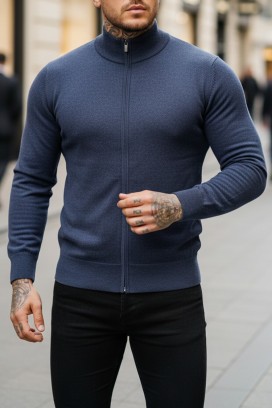 KAROLDI NAVY férfi kardigán