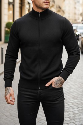 KAROLDI BLACK férfi kardigán