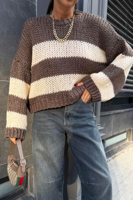 LARDENZA BROWN pulóver