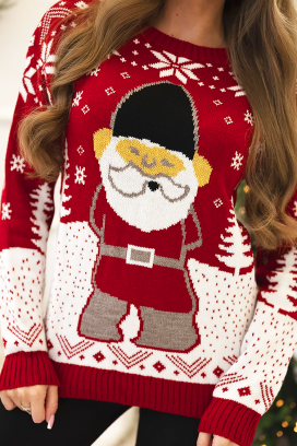 SANTAZA RED pulóver