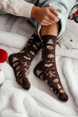 VLADERZA BROWN zokni