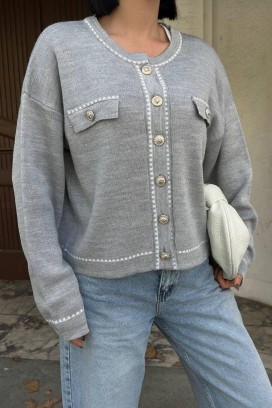 ODESANA GREY kardigán