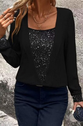 FLILONZA BLACK női blúz