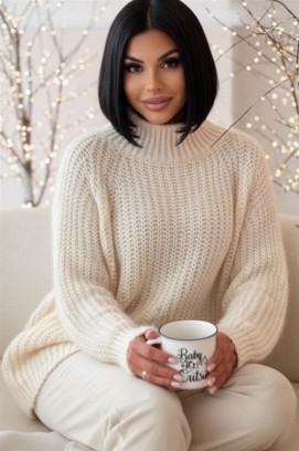 ESMERZA ECRU pulóver