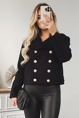 AMGIOLA BLACK kabát