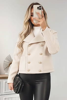 AMGIOLA BEIGE kabát