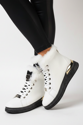 VEONELZA WHITE női bakancs