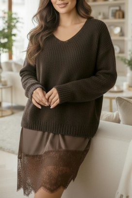 VLODERZA BROWN tunika