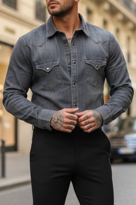 TORMER GREY férfi ing