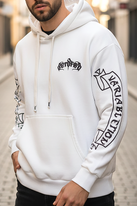 CHROMERO WHITE férfi pulóver