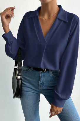 MIOHEZA NAVY női blúz