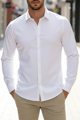 FERIZO WHITE férfi ing