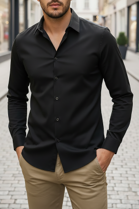 FERIZO BLACK férfi ing